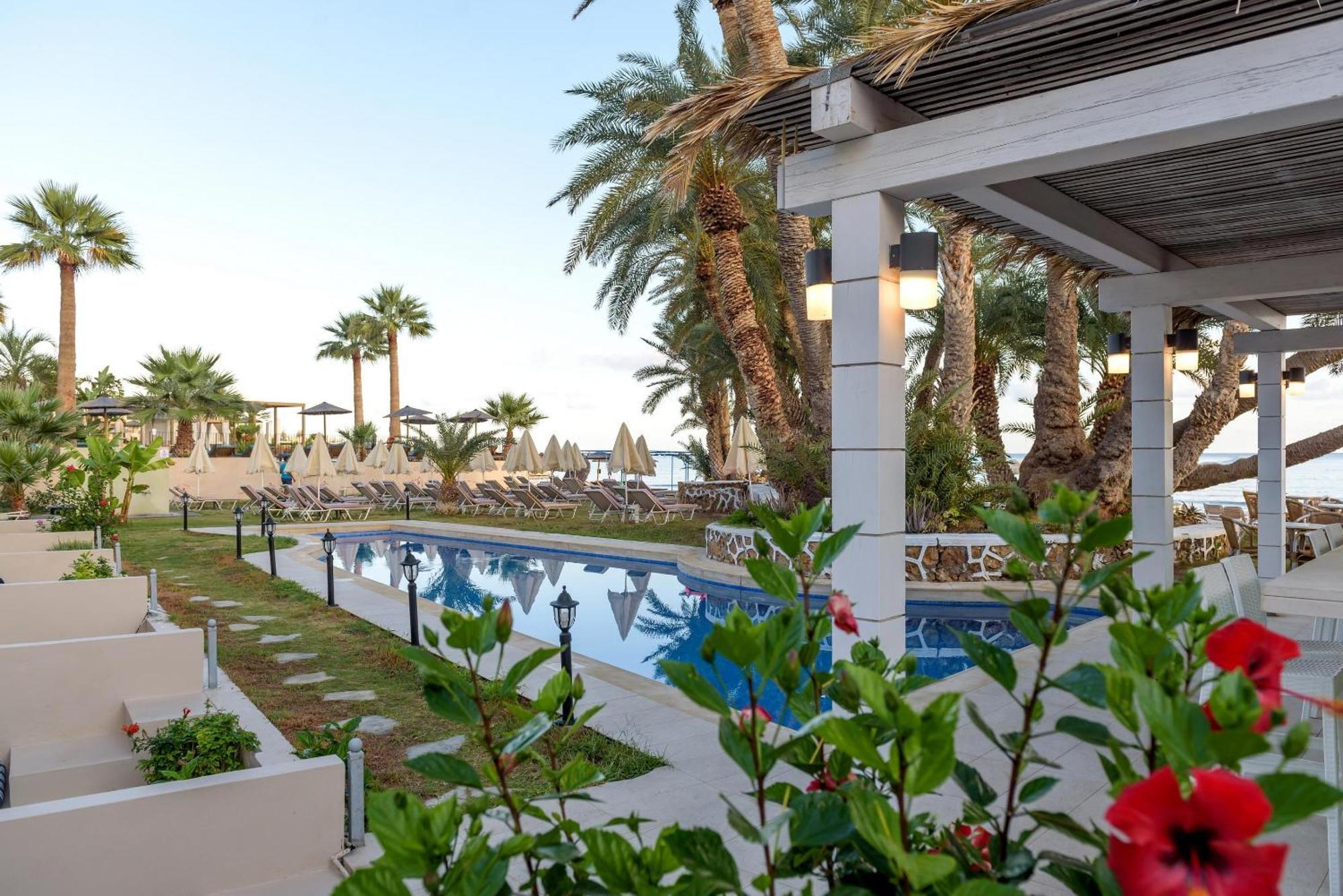 Zeus Hotels Palm Beach Stalida Exteriör bild